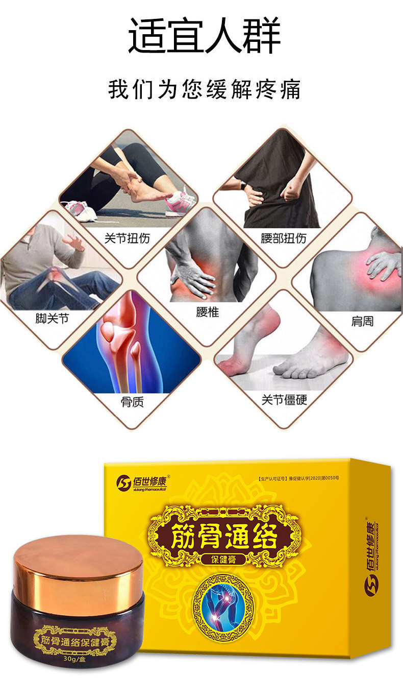 筋骨通络膏适宜人群有哪些-修康药业
